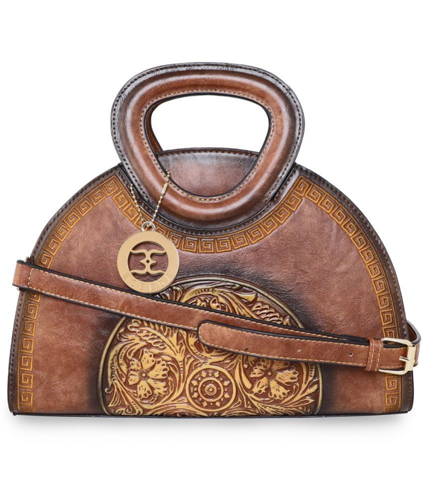 Sheker Women's Copper Quality 3 Compartment Embroidered Hand and Shoulder  Bag - Trendyol