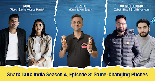 Shark tank india season4 episode 3 game changer pitches